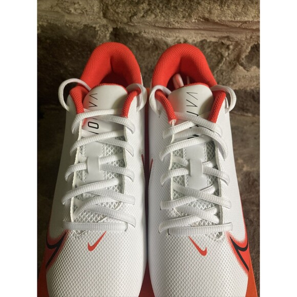 Nike Vapor Edge Varsity Football Cleats White Orange Size 9 CI4756-104 New main image 8